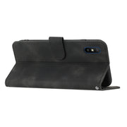 For Xiaomi Redmi 9A/9AT/9i Heart Pattern Skin Feel Leather Phone Case(Black)