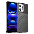 For Xiaomi Redmi Note 12 4G Global Thunderbolt Shockproof TPU Protective Soft Phone Case(Black) - free shipping - PMC TechLife - Order now!