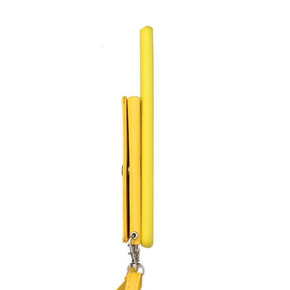 For Samsung Galaxy A14 5G Crossbody Lanyard Wallet Card Bag Phone Case(Yellow)