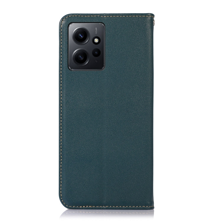 For Xiaomi Redmi Note 12 4G Global KHAZNEH Nappa Top Layer Cowhide Leather Phone Case(Green)