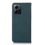 For Xiaomi Redmi Note 12 4G Global KHAZNEH Nappa Top Layer Cowhide Leather Phone Case(Green)