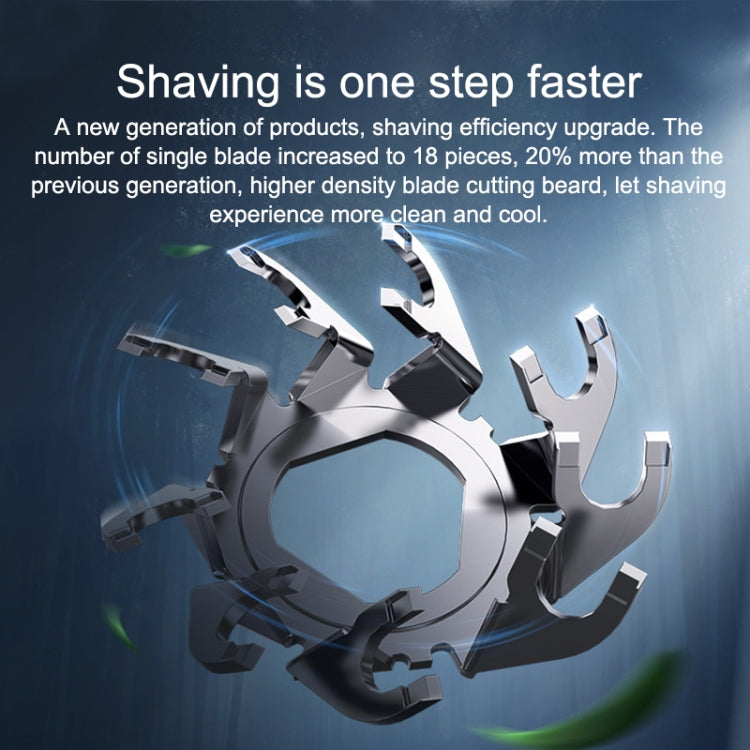 Original Xiaomi Mijia Electric Shaver S101 with 3 Cutter Head IPX7 Water-resistant(Blue)