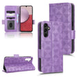 For Samsung Galaxy A14 5G Symmetrical Triangle Leather Phone Case(Purple) - free shipping - PMC TechLife - Order now!