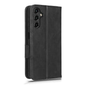 For Samsung Galaxy A24 4G Symmetrical Triangle Leather Phone Case(Black)