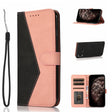 For Samsung Galaxy A10s Dual-color Stitching Leather Phone Case(Black Rose Gold) - free shipping - PMC TechLife - Order now!