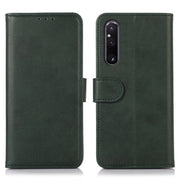 For Sony Xperia 1 V Cow Texture Leather Phone Case(Green)