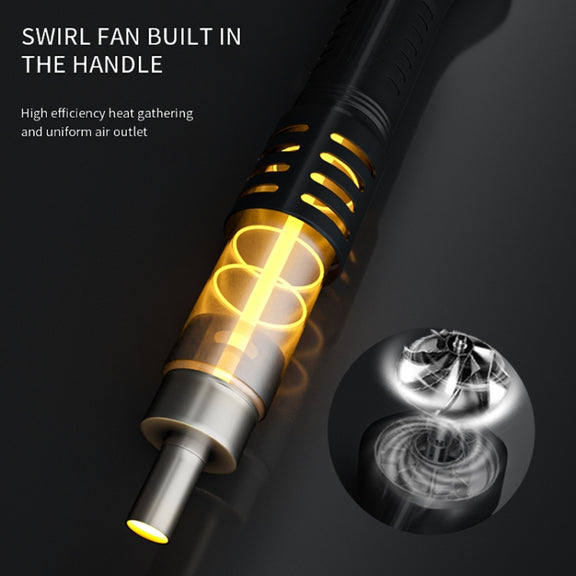 D301 Multifunctional Intelligent Smoking Constant Temperature Soldering Disassembly Rework Station(UK Plug)