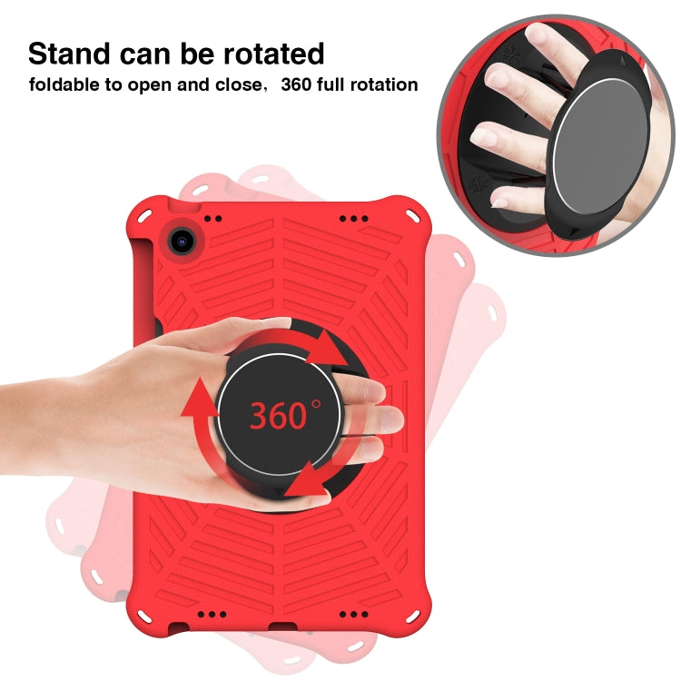 For Lenovo Tab M10 Plus 10.6 3rd Gen 2022 Spider King Silicone Protective Tablet Case(Red)