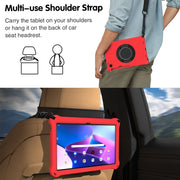 For Lenovo Tab M10 Plus 10.6 3rd Gen 2022 Spider King Silicone Protective Tablet Case(Red)