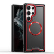 For Samsung Galaxy S23+ 5G Armour Two-color MagSafe Magnetic TPU + PC Phone Case(Black + Red) - free shipping - PMC TechLife - Order now!