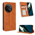 For OnePlus 11R / Ace 2 Magnetic Buckle Retro Texture Leather Phone Case(Brown) - free shipping - PMC TechLife - Order now!