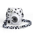 For FUJIFILM instax mini 12 Crystal Hard Acrylic Camera Case with Shoulder Strap(DIY Milk Cow) - Protective Case by PMC TechLife | Online Shopping South Africa | PMC TechLife