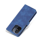 For Xiaomi Redmi 12C / Redmi 11A / Poco C55 AZNS Skin Feel Calf Texture Flip Leather Phone Case(Blue)