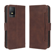 For TCL 403 Skin Feel Calf Texture Card Slots Leather Phone Case(Brown)
