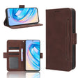 For Honor X8a Skin Feel Calf Texture Card Slots Leather Phone Case(Brown) - free shipping - PMC TechLife - Order now!
