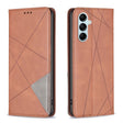 For Samsung Galaxy M14 5G Prismatic Invisible Magnetic Leather Phone Case(Brown) - free shipping - PMC TechLife - Order now!