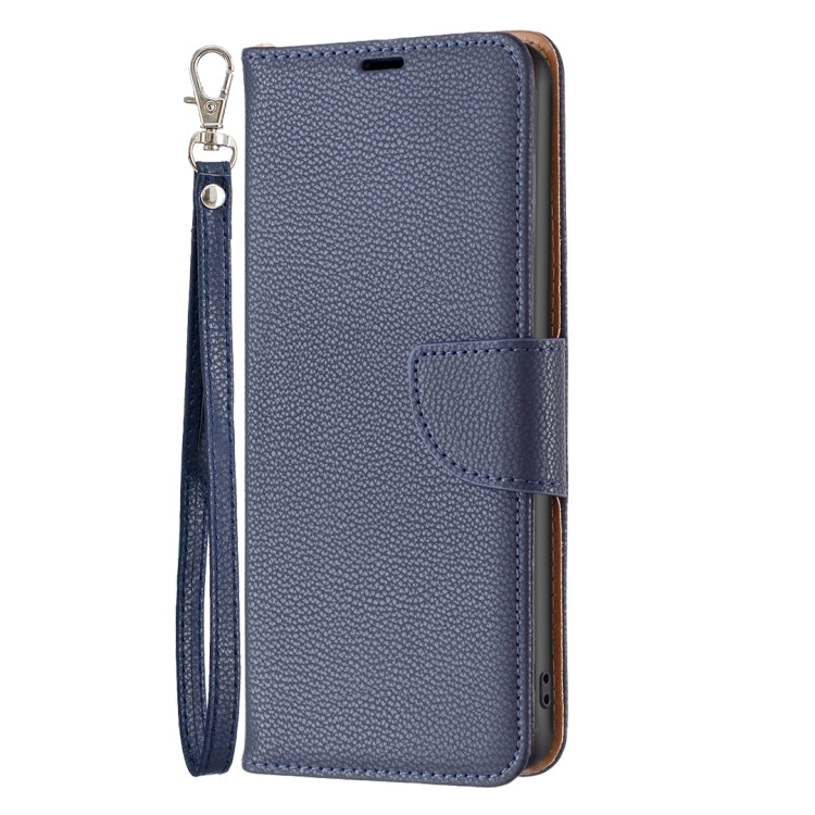 For Samsung Galaxy A24 4G Litchi Texture Pure Color Leather Phone Case(Blue)