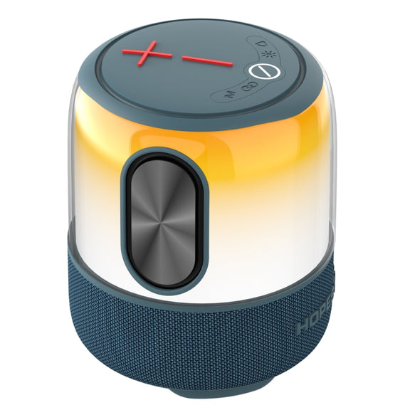 HOPESTAR SC-01 Water-resistant LED Light Wireless Bluetooth Speaker(Blue)