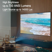MECOOL KP1 1920x1080P 700ANSI Lumens Portable Mini LCD Smart Projector(UK Plug)