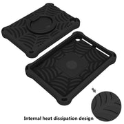 For Amazon Kindle Fire HD 8 2022 / 2020 Spider King Silicone Protective Tablet Case(Black)