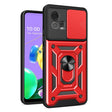 For Motorola Moto G72 Sliding Camera Cover Design TPU+PC Phone Case(Red) - free shipping - PMC TechLife - Order now!