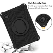 For Samsung Galaxy Tab A7 10.4 2020 T500 Spider King Silicone Protective Tablet Case(Black)