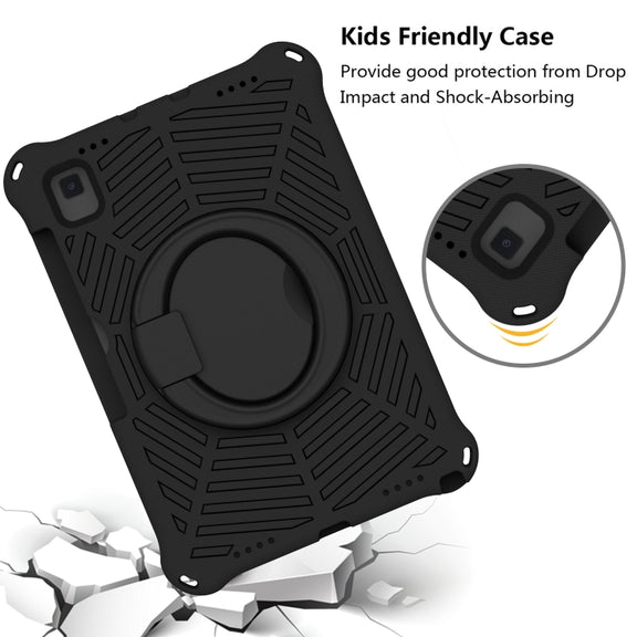For Samsung Galaxy Tab A7 10.4 2020 T500 Spider King Silicone Protective Tablet Case(Black)