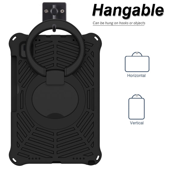 For Samsung Galaxy Tab A7 10.4 2020 T500 Spider King Silicone Protective Tablet Case(Black)