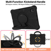 For Samsung Galaxy Tab A7 10.4 2020 T500 Spider King Silicone Protective Tablet Case(Black)