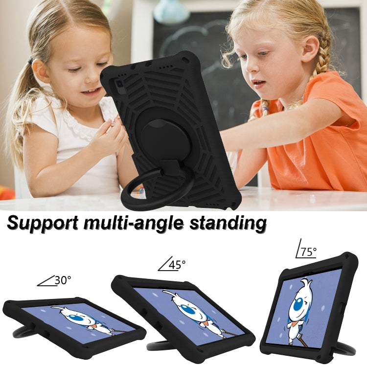 For Samsung Galaxy Tab A7 10.4 2020 T500 Spider King Silicone Protective Tablet Case(Black)