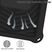 For Samsung Galaxy Tab A7 10.4 2020 T500 Spider King Silicone Protective Tablet Case(Black)