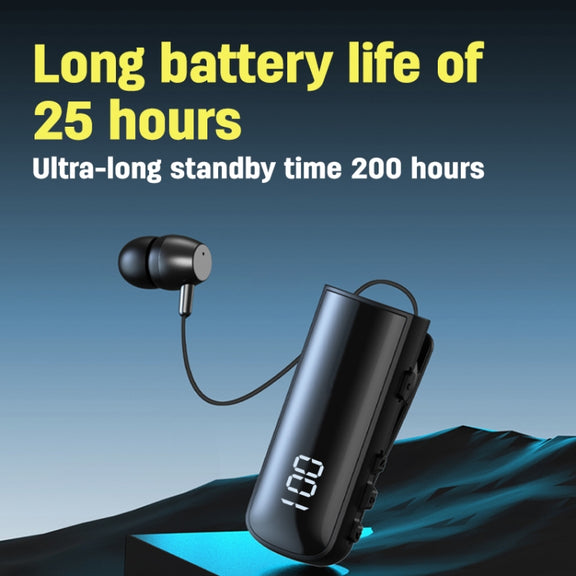 Fineblue F901 Water-resistant Lavalier Earphone for Driving and Riding(Black)