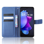 For Tecno Spark Go 2023 Diamond Texture Leather Phone Case(Blue)