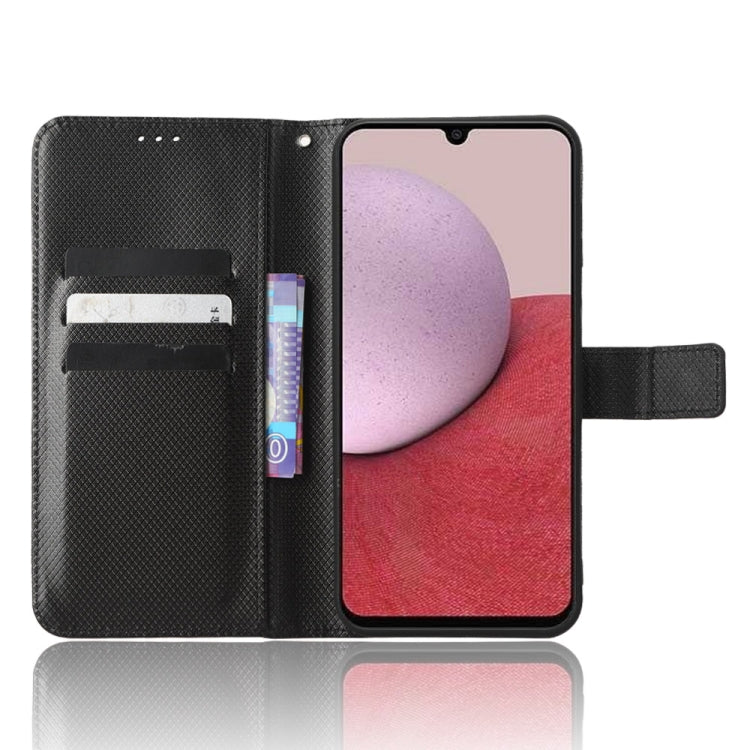 For Samsung Galaxy A24 4G Diamond Texture Leather Phone Case(Black)