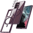 For Samsung Galaxy S23 Ultra 5G Acrylic PC MagSafe Magnetic Phone Case(Red) - Galaxy S23 Ultra 5G Cases by PMC TechLife | Online Shopping South Africa | PMC TechLife