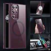 For Samsung Galaxy S23 Ultra 5G Acrylic PC MagSafe Magnetic Phone Case(Red)