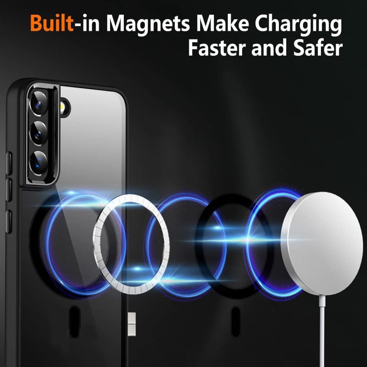 For Samsung Galaxy S23+ 5G Acrylic PC MagSafe Magnetic Phone Case(Black)