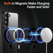 For Samsung Galaxy S23+ 5G Acrylic PC MagSafe Magnetic Phone Case(Black)