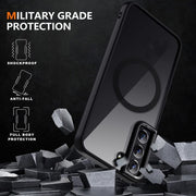For Samsung Galaxy S23+ 5G Acrylic PC MagSafe Magnetic Phone Case(Black)