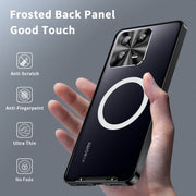 For Xiaomi 13 MagSafe Magnetic Frosted Metal Phone Case(Black)