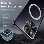 For Xiaomi 13 MagSafe Magnetic Frosted Metal Phone Case(Black)