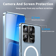 For Xiaomi 13 Pro MagSafe Magnetic Frosted Metal Phone Case(Blue)