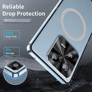 For Xiaomi 13 Pro MagSafe Magnetic Frosted Metal Phone Case(Blue)