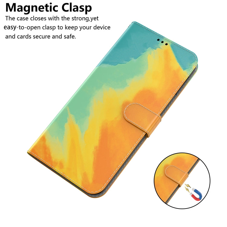For Xiaomi Redmi 12C / 11A Watercolor Pattern Flip Leather Phone Case(Autumn Leaf)