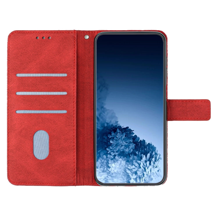 For Xiaomi Redmi 12C Mandala Embossed Flip Leather Phone Case(Red)