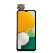 For Samsung Galaxy A14 5G Shockproof Cartoon TPU Phone Case(Stacked Cats)