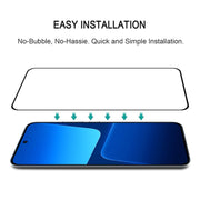 For Xiaomi 13 Ultra Edge Glue 9H HD 3D Curved Edge Tempered Glass Film(Black)