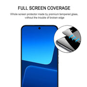 For Xiaomi 13 Ultra 25pcs Full Glue 9H HD 3D Curved Edge Tempered Glass Film(Black)