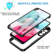 For Samsung Galaxy A34 5G Acrylic + TPU 360 Degrees Full Coverage Phone Case(Green)
