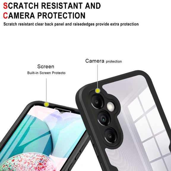 For Samsung Galaxy A34 5G Acrylic + TPU 360 Degrees Full Coverage Phone Case(Green)